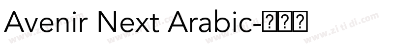 Avenir Next Arabic字体转换